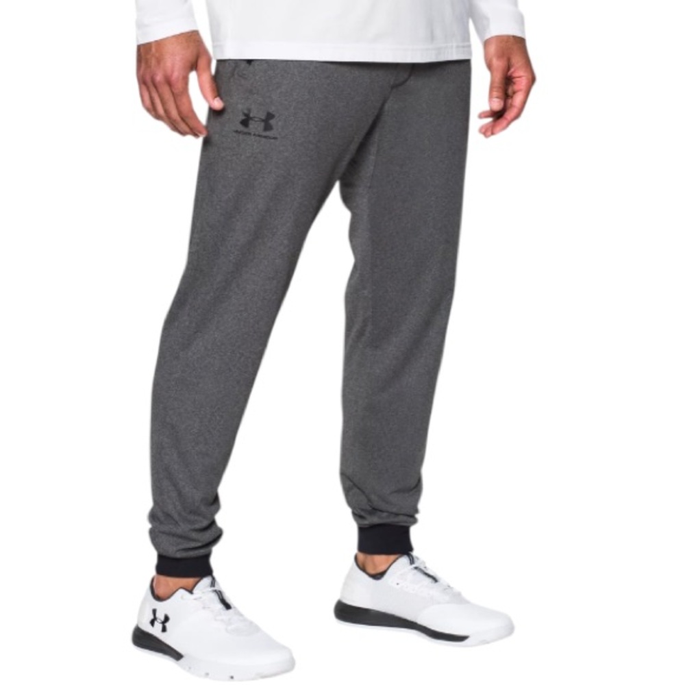 Under Armour Men’s Joggers Sport Style Joggers Gray Zip Pockets Men’s Size Small
